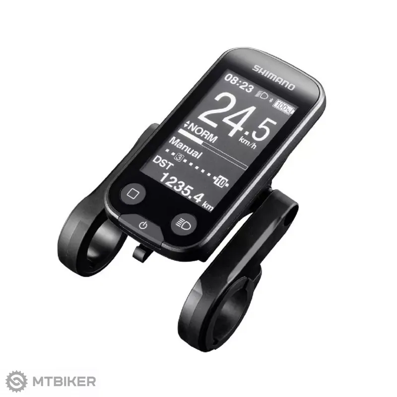 Zlevněný Shimano SCE6100 počítač E-Bike pro STEPS s držákem objímka 25,4/31,8 mm