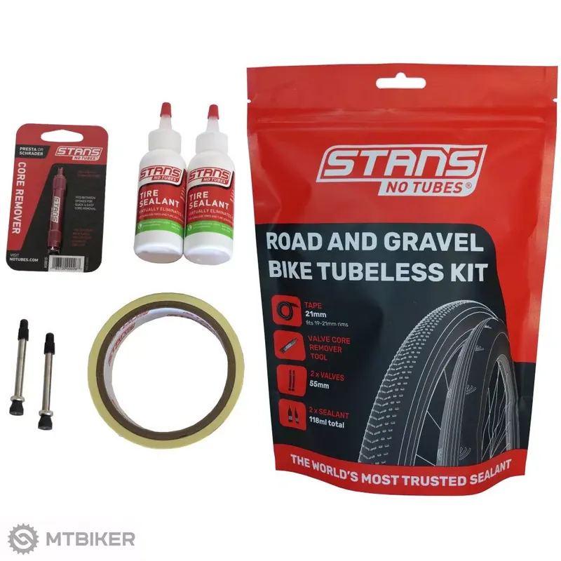 Stan’s NoTubes ROAD sada pro bezdušové pneumatiky, 118 ml Novinka