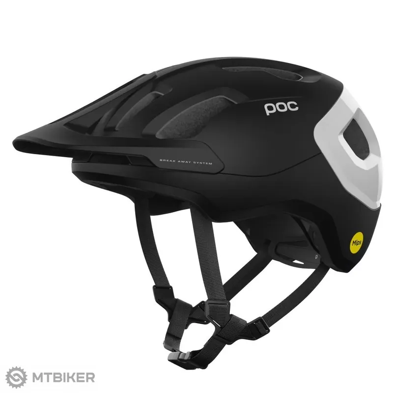 POC Axion Race MIPS přilba, Uranium Black Matt/Hydrogen White Kup Teď