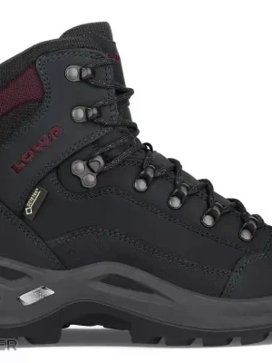 Nejlepší Volba LOWA RENEGADE GTX MID dámské boty, black/burgundy