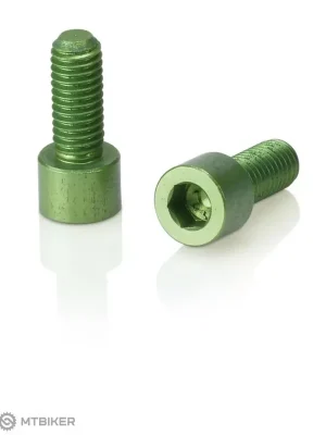 XLC BC-X02 Alu šrouby do košíku 2 ks, limegreen Rychlé Dodání