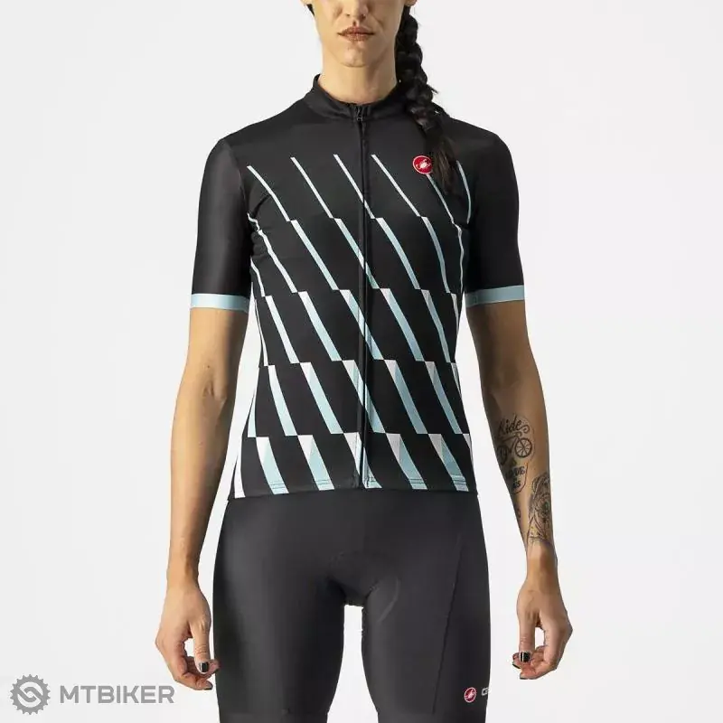 Castelli PENDIO dámský dres, světle černá/bílá Dokud Zásoby Vydrží