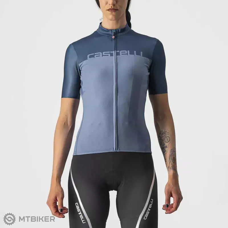 Časově Omezené Castelli VELOCISSIMA dámský dres, sv. ocel. modrá/tmavě modrá