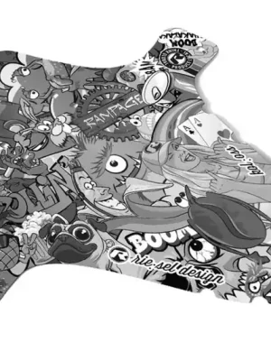 Akční Nabídka Rie Sel design Kol oss přední blatník, 26"-29", Stickerbomb Eyecatcher UltraBlack