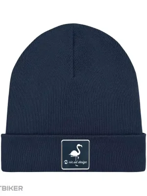 Rie Sel design Beanie Flowmingo čepice, černá Horká Nabídka