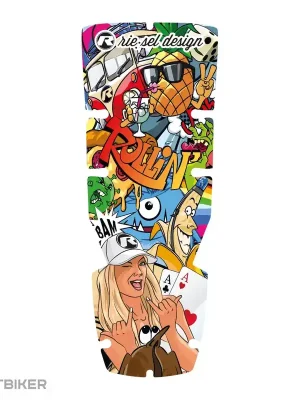 Top Prodej Rie Sel design Fox Coat nálepka pro blatník FOX 36/38, Stickerbomb Eyecatcher