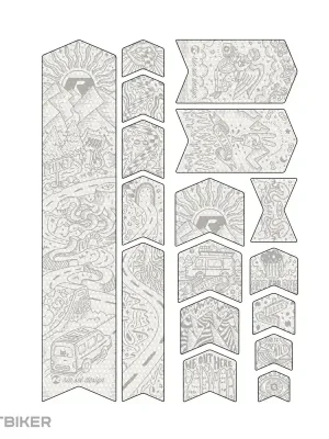 Poslední Šance Rie Sel design Frame Tape 3000 nálepky na rám, Vanlife Silver