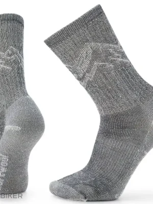 Smartwool HIKE CLASSIC ED LIGHT CU MOUN PAT CREW ponožky, černá Oblíbený