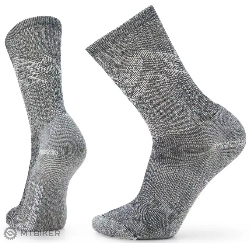 Smartwool HIKE CLASSIC ED LIGHT CU MOUN PAT CREW ponožky, černá Oblíbený