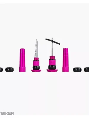 Pouze Dnes Muc-Off Stealth Tubeless Puncture Plug opravná sada do řidítek, růžová