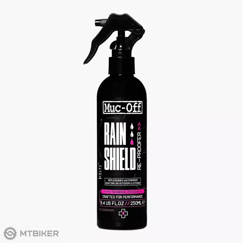 Cenově Výhodný Muc-Off Rain Shield Re-proofer impregnace, sprej 250ml