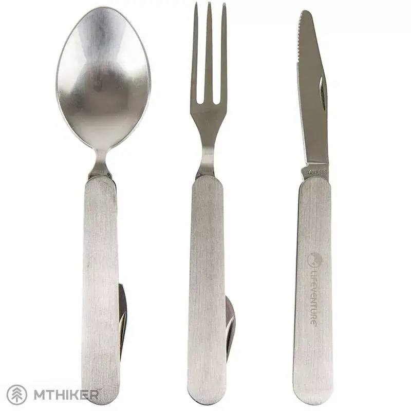 Lifeventure Knife Fork Spoon Set - Folding slaďovací příbor Super Cena