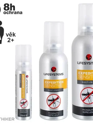 Lifesystems Expedition Sensitive Spray repelent Nakupujte Hned