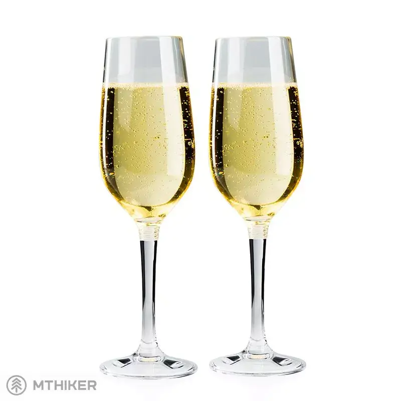 Speciální Cena GSI Outdoors Nesting Champagne Flute Set set sklenic 177ml