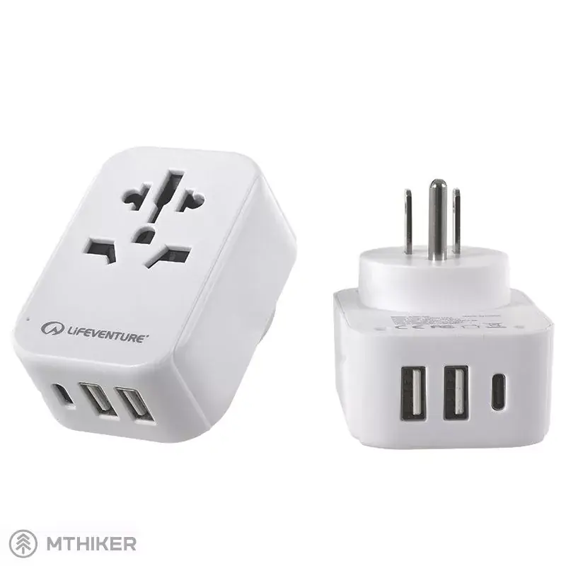 Odeslání Ihned Lifeventure World to US cestovní adaptér s USB (& USB C)