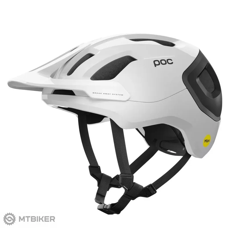 POC Axion Race MIPS přilba, Hydrogen White/Uranium Black Matt Rychlé Dodání
