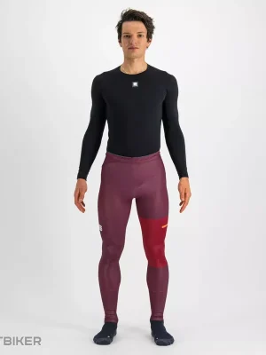 Sportful APEX legíny, vínová/tmavě růžová Vrácení Zdarma