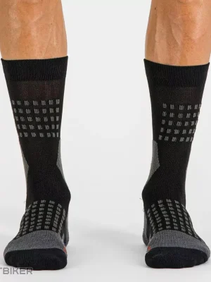 Originální Sportful APEX ponožky, černá/tmavě šedá