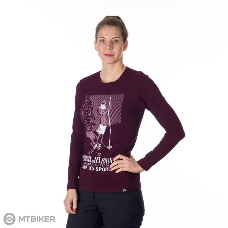Pouze Dnes Northfinder FAYE dámské tričko, winemelange