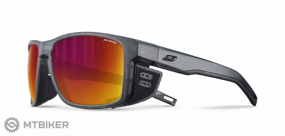 Julbo SHIELD Polarized 3 brýle, black/orange Cenově Výhodný