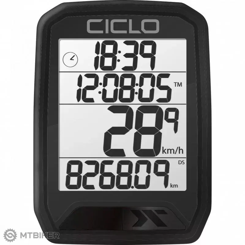 Autentický CICLO PROTOS 113 cyklopočítač, černá