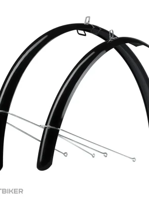 Akční Nabídka FORCE 48 Aluflex Eco sada blatníků, 28", černá