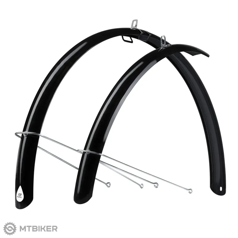 Akční Nabídka FORCE 48 Aluflex Eco sada blatníků, 28", černá