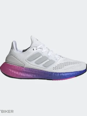adidas PureBoost 22 dámské boty, white/grey/purple Aktuální