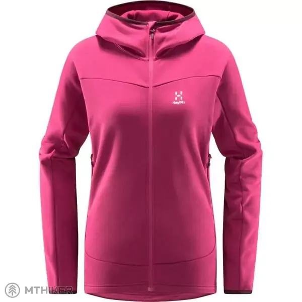 Haglöfs Frost Mid Hood dámská mikina, růžová Omezená Nabídka