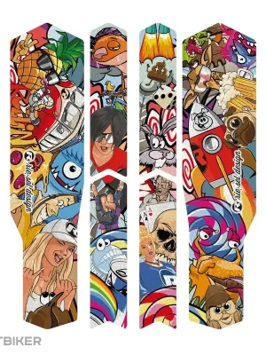 Rie Sel design Chain Tape 3000 nálepky pod řetěz, stickerbomb eyecatcher Vrácení Zdarma