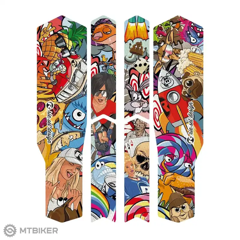 Rie Sel design Chain Tape 3000 nálepky pod řetěz, stickerbomb eyecatcher Vrácení Zdarma