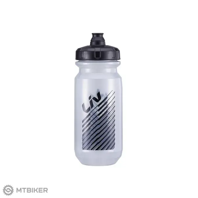 Liv Doublespring láhev, 600 ml, transparent/black Akce