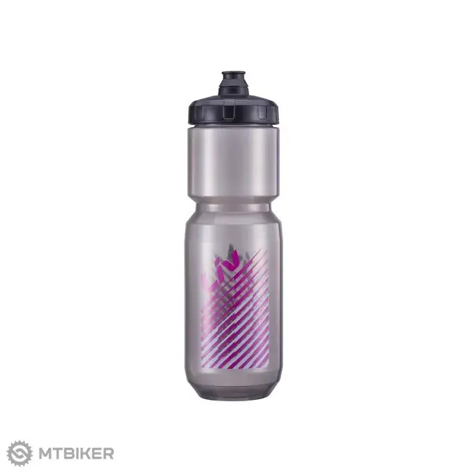 Liv Doublespring láhev, 750 ml, transparent/black/pink Výhodná Nabídka