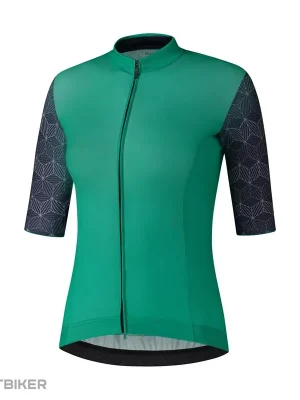 Shimano YURI dámský dres, zelený Vrácení Zdarma