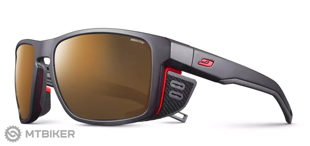 Vrácení Zdarma Julbo SHIELD Reactiv 2-4 Polarized brýle, černá/oranžová