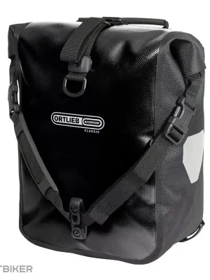Novinka ORTLEB Sport-Roller tašky na nosič, 2x14.5 l, pár, černá
