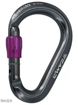 CAMP Nimbus Lock karabina, gun metal/fuchsia Expresní Doručení
