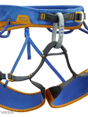 Přímo Od Výrobce Climbing Technology Dedalo sedací úvaz, blue/ochre