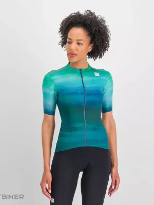 Sportful FLOW SUPERGIARA dámský dres, shade spruce juniper blue Sezónní Sleva