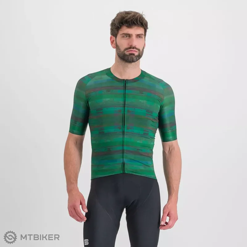 Sportful GLITCH BOMBER dres, multicolor green Akční Cena