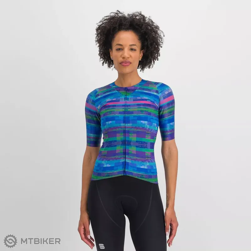 Sportful GLITCH BOMBER dámský dres, multicolor blue Cenový Hit