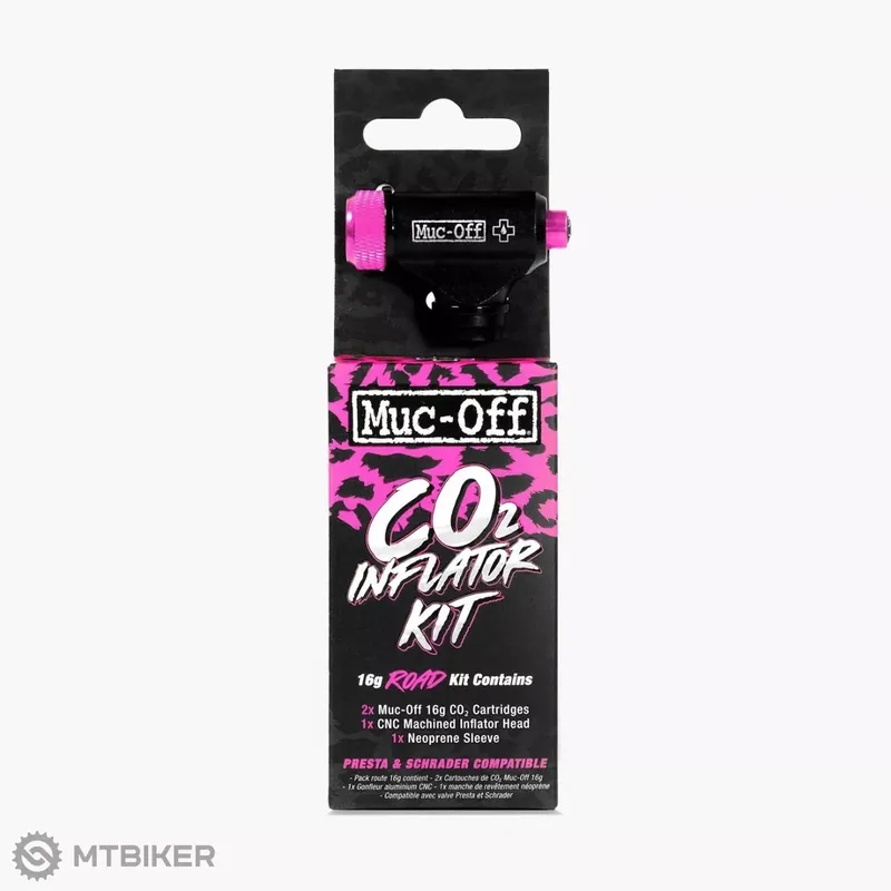 Muc-Off Inflater Road CO2 pumpa + bombičky Nejprodávanější
