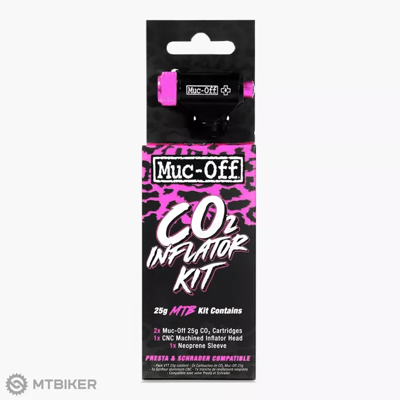 Muc-Off MTB Inflator Kit CO2 pumpička + 2x bombička Výhodná Nabídka
