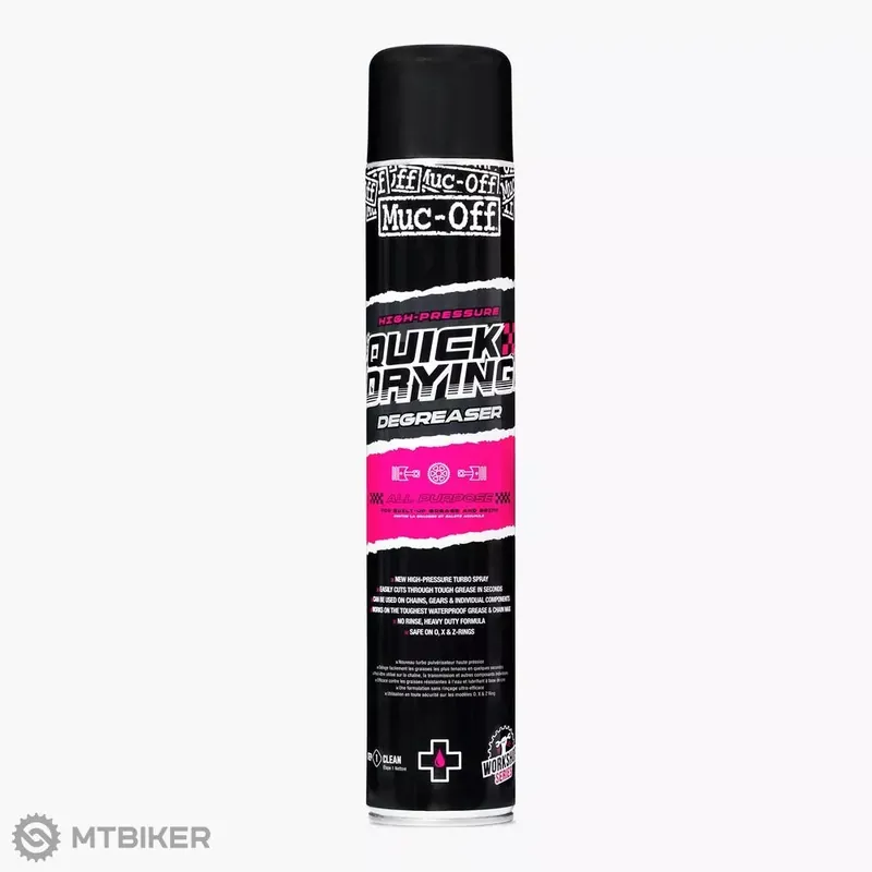 Hit Sezóny Muc-Off High Pressure Quick Drying odmašťovač, sprej, 750 ml