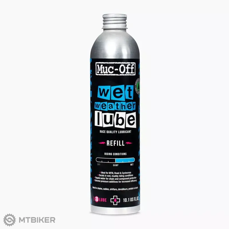 Muc-Off Wet Lube mazivo na řetěz, 300 ml, náhradní balení Vrácení Zdarma
