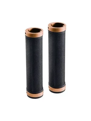 Vysoce Kvalitní Brooks Cambium Rubber gripy, 100/100 mm, černá/měděná