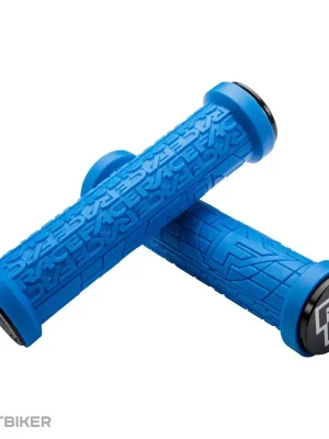 Race Face Grippler 33 Lock On gripy, 128 g, modrá Levný