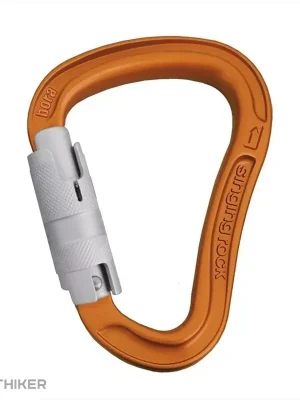 Nejlepší Volba Singing rock BORA Triple Lock karabina, oranžová