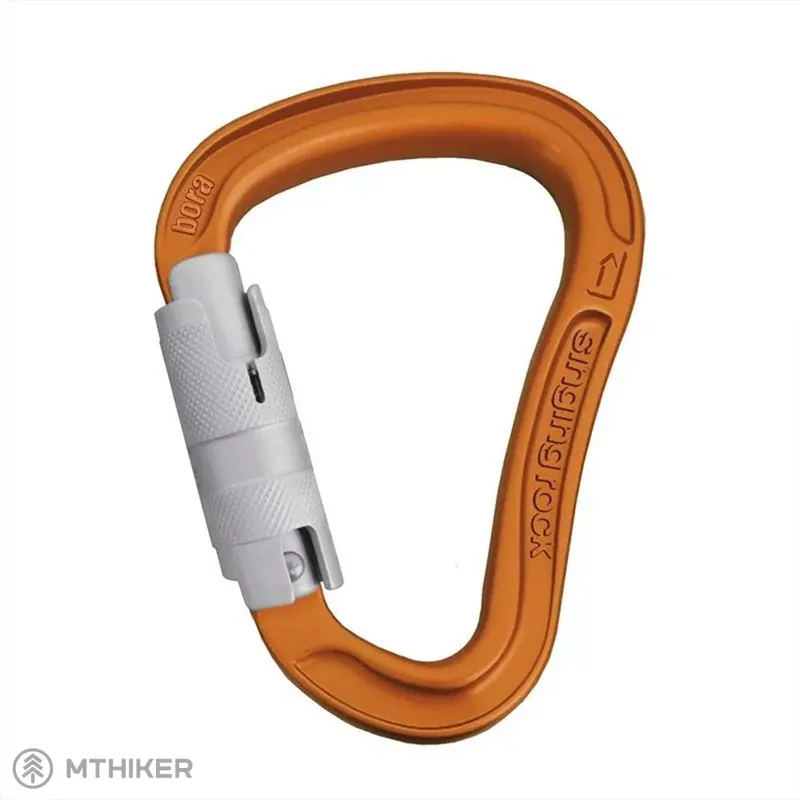 Nejlepší Volba Singing rock BORA Triple Lock karabina, oranžová