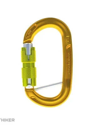 Bezpečná Platba Singing rock OXY BC Twist Lock karabina, zlatá